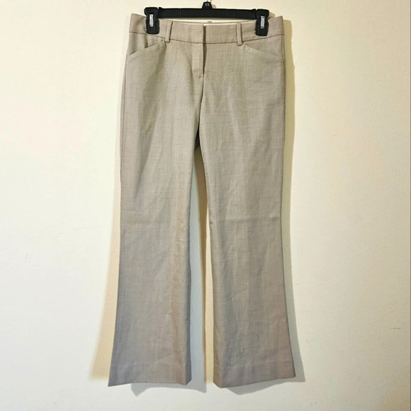 Theory Wool Straight Full Length Trousers - Picture 1 of 5